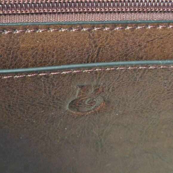 Large Leather Tote Brown Genuine Leather Side Bags Burgundy Classic - Picture 10 of 11